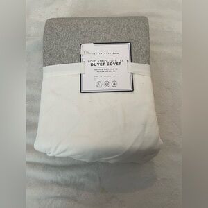 Pottery Barn Dorm Bold Stripe‎ Favorite Tee Duvet Cover